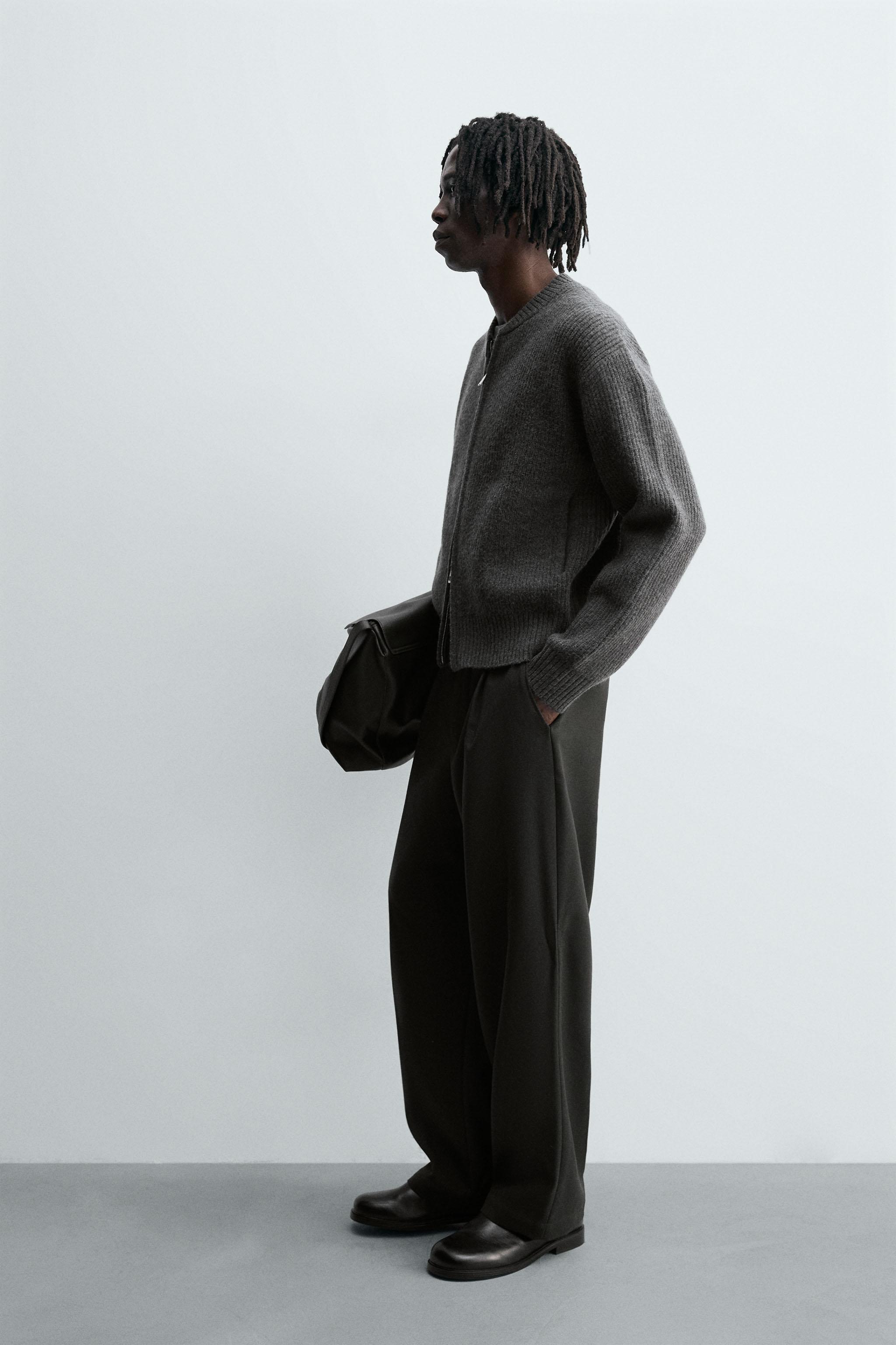 BLOUSON BOMBER EN MAILLE